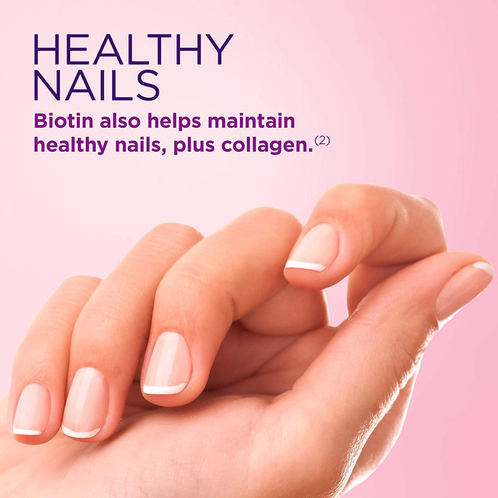 Vitamin Làm Đẹp Da, Tóc, Móng Hair Skin and Nails Natures Bounty 150 viên - hình ảnh chi tiết 3