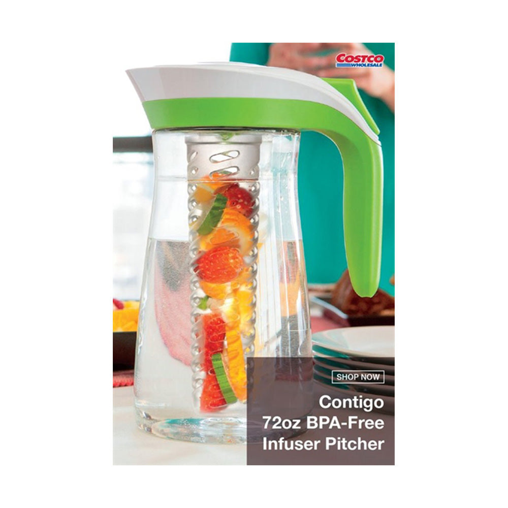 Bình Đựng Nước Detox Contigo Không Chứa BPA 2.13L (72oz) - ảnh sản phẩm 1