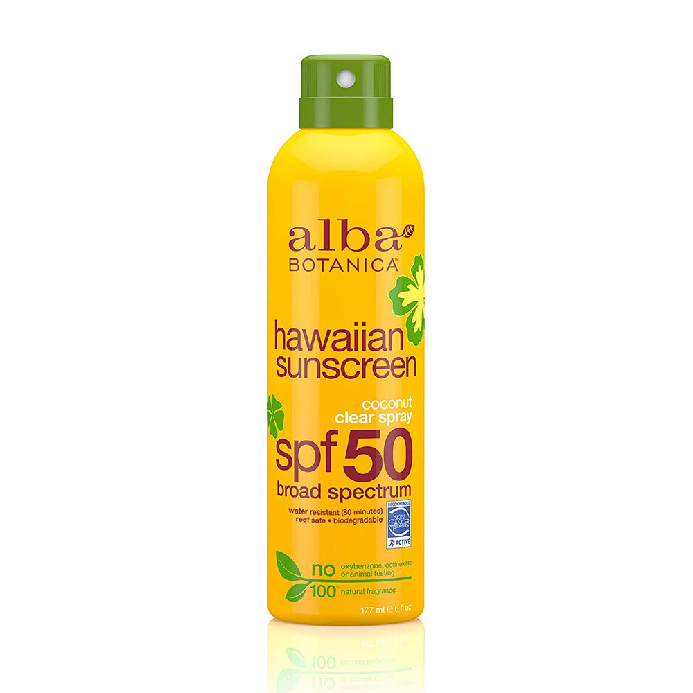 Xịt chống nắng Alba Botanica Hawaiian Sunscreen Spray SPF50 Set 2 chai - hình ảnh sản phẩm chính