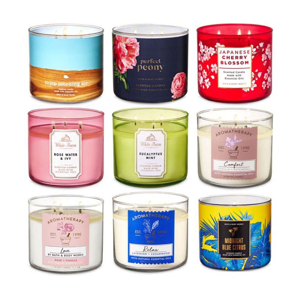 Nến thơm 3 tim Bath & Body Works 411g - hình ảnh sản phẩm chính