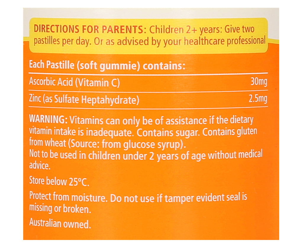 Kẹo dẻo bổ sung Vitamin C và Kẽm Kids Smart Vitamin C+Zinc 120 Gummies - hình ảnh chi tiết 4