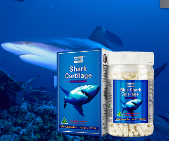 Sụn vi cá mập Costar Blue Shark Cartilage 750mg 365 viên - hình ảnh chi tiết 4