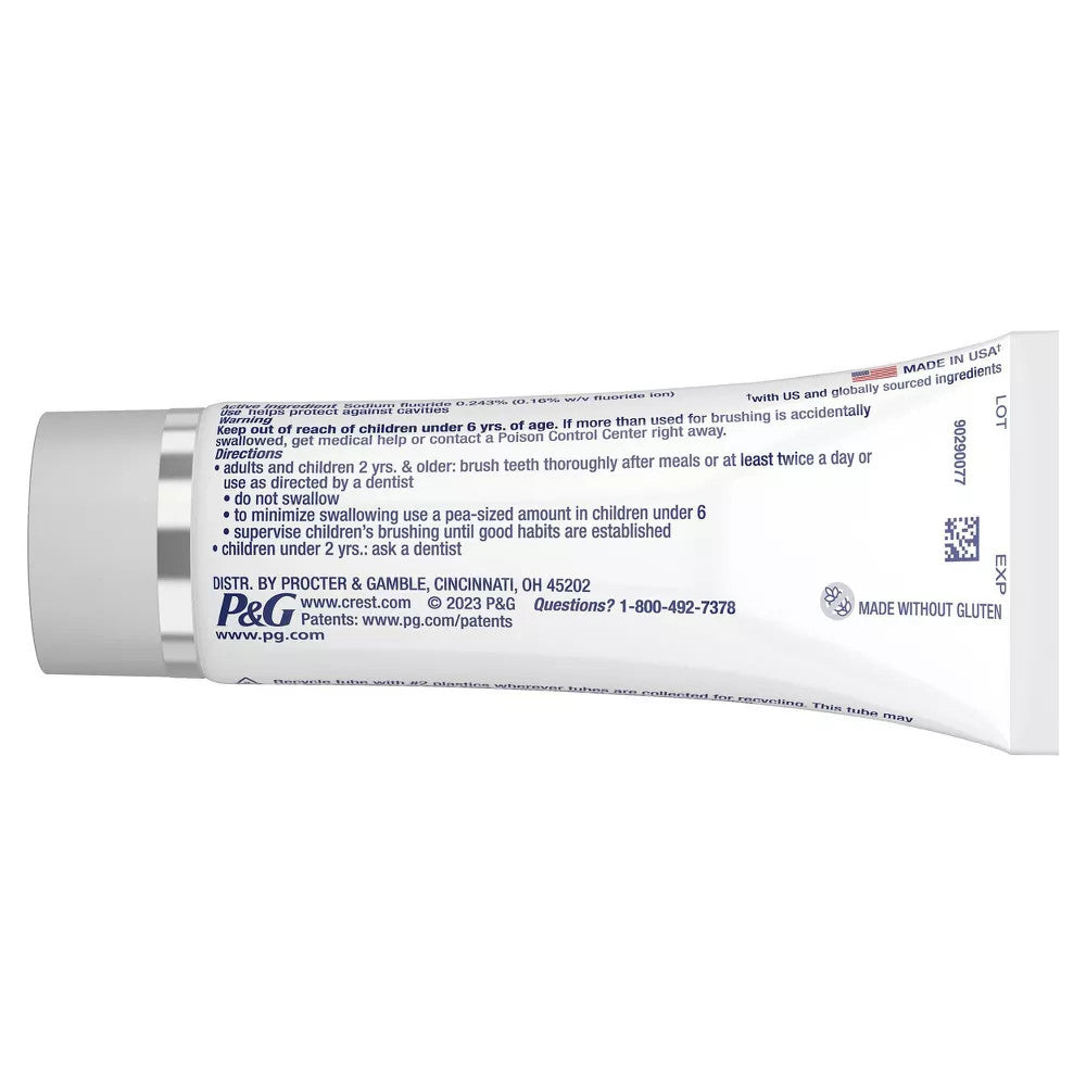 Kem đánh răng Crest 3D White Brilliance 110g - hình ảnh chi tiết 5