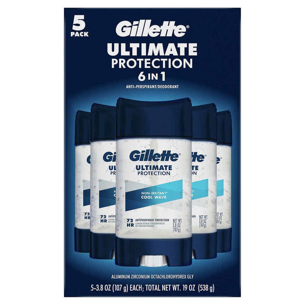 Lăn khử mùi cho nam của Mỹ Gillette Ultimate Protection Cool Wave 72 Giờ 107g (một chai đơn) - hình ảnh chi tiết 2