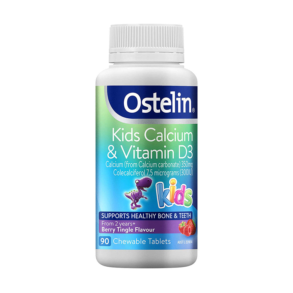 Viên nhai bổ sung vitamin D & Calcium dành cho bé Ostelin 90 viên của Úc - hình ảnh sản phẩm chính