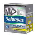 Miếng dán Salonpas LIDOCAINE Giảm đau 4% Gel-Patch,15 miếng - hình ảnh sản phẩm chính