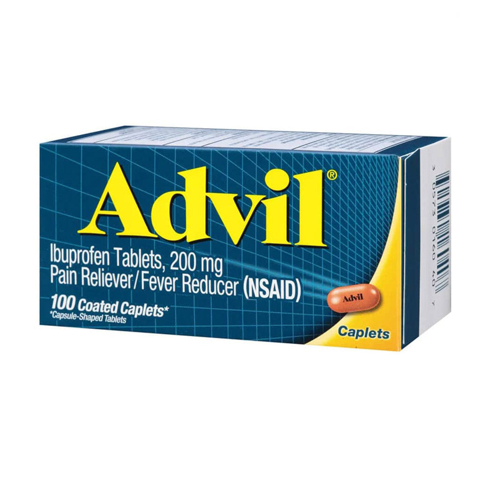 Viên uống giảm đau, hạ sốt Advil Ibuprofen Tablets, 200mg 100 Coated Tablets(Capsule-Shaped Tablets) - hình ảnh chi tiết 3