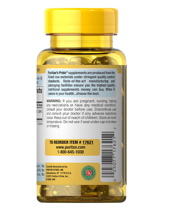 Viên uống bổ sung Vitamin D3 Puritan’s Pride 50mcg 2000IU, 100 viên - hình ảnh chi tiết 3