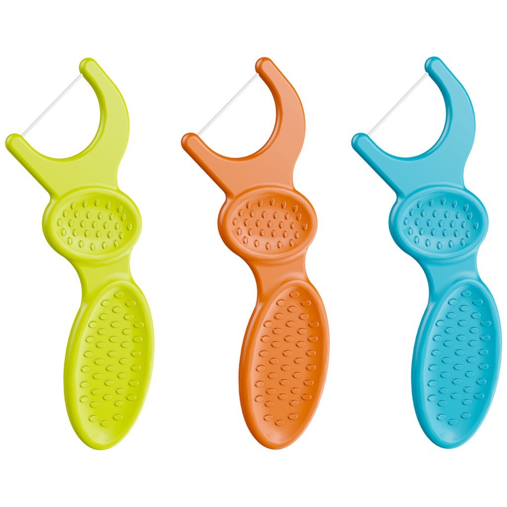 Tăm chỉ nha khoa cho trẻ em Plackers Kids' Dual GRIPZ 75 chiếc của Mỹ - hình ảnh chi tiết 2
