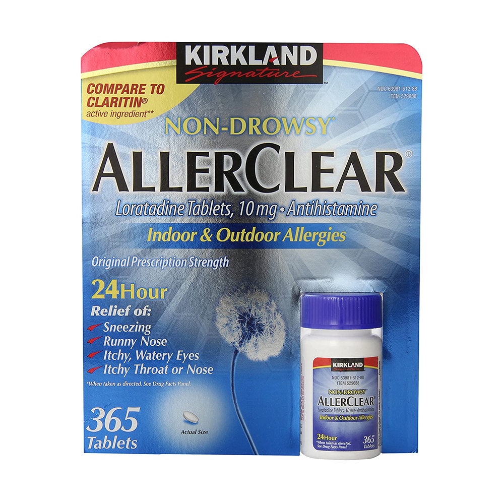 Viên chống dị ứng Kirkland Signature Allerclear 365 viên của Mỹ - hình ảnh chi tiết 2