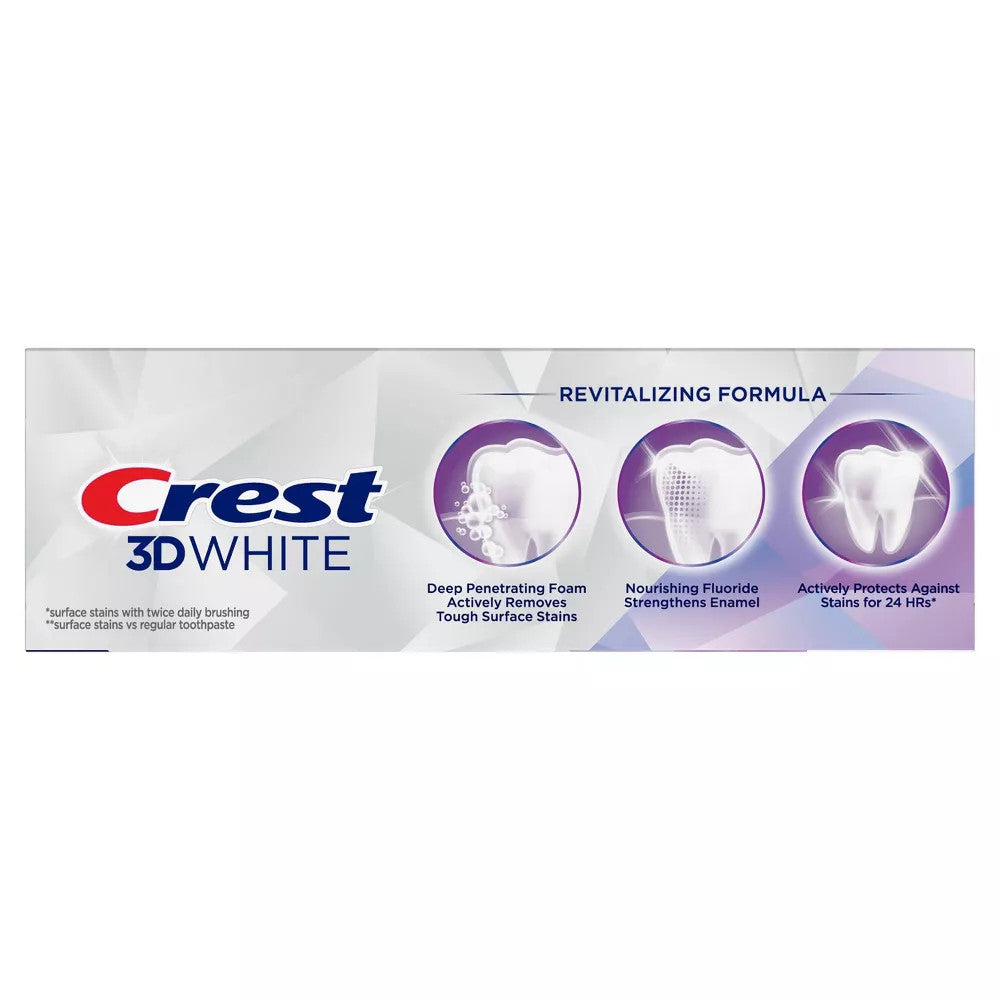 Kem đánh răng Crest 3D White Brilliance 110g - hình ảnh chi tiết 4