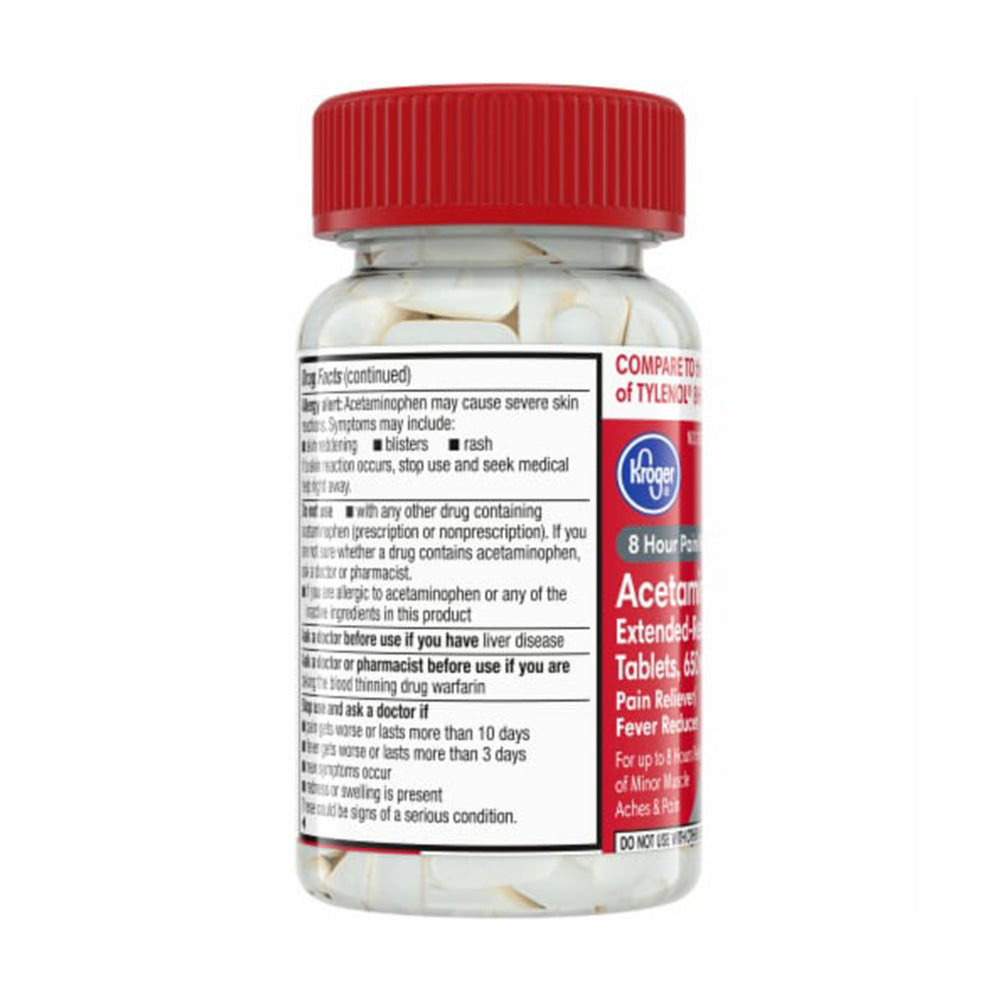 Giảm đau hạ sốt Acetaminophen Extended-Release tablets USP 650 mg 100 Viên - hình ảnh chi tiết 2