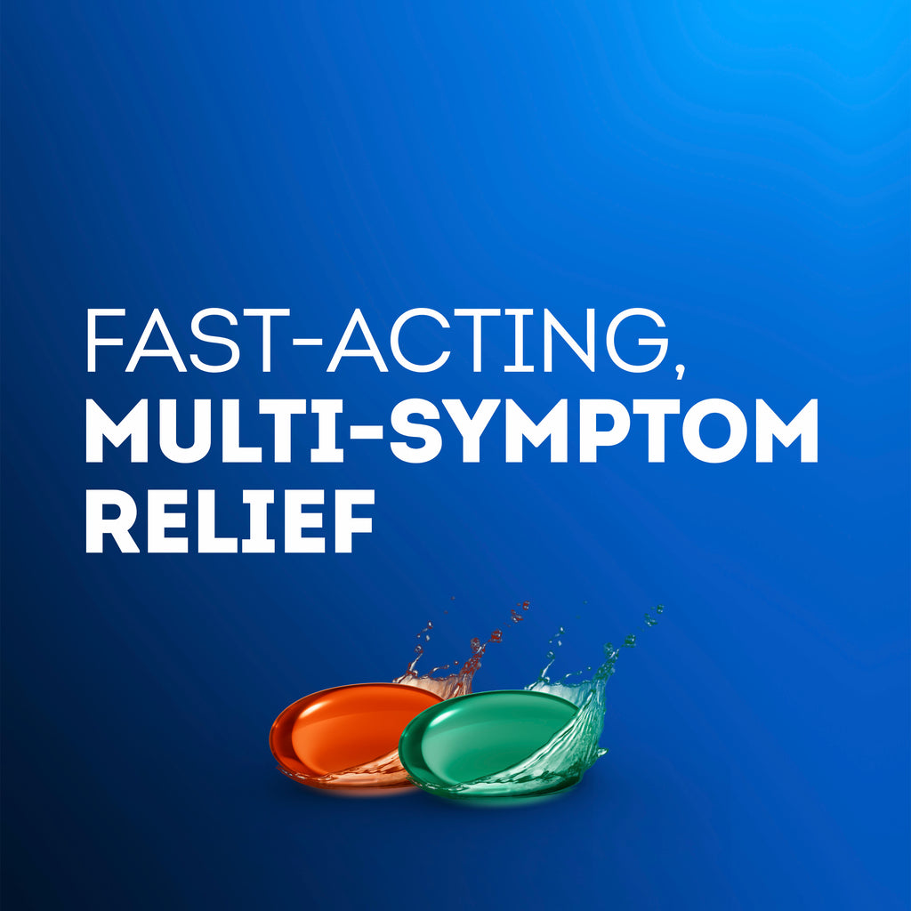 Viên uống trị ho cảm cúm Vicks DayQuil & NyQuil Severe Cold & Flu Relief Liquicaps - Acetaminophen - 24 viên - hình ảnh chi tiết 4