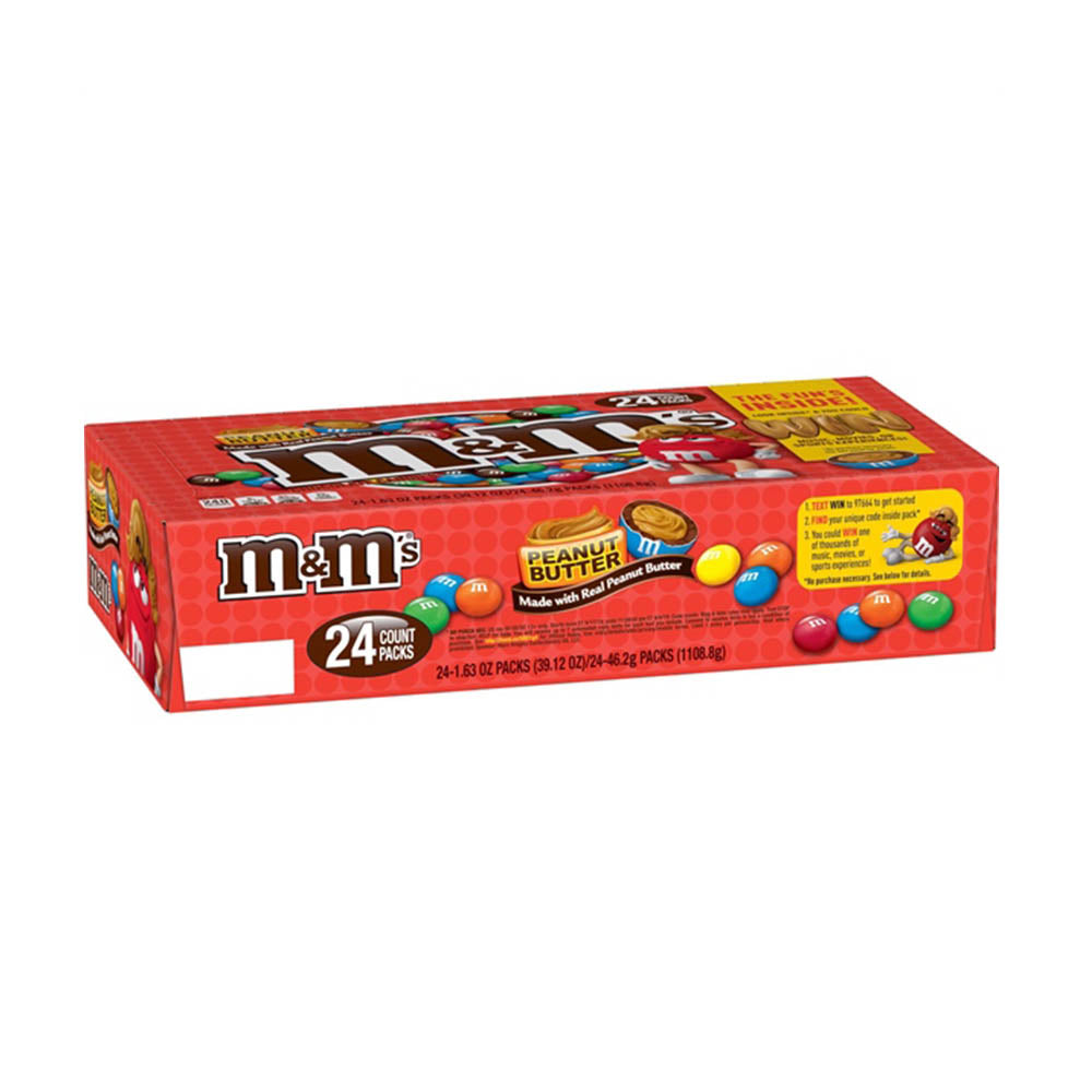 Kẹo Socola M&M Peanut Better 1.108,8g 24 gói - hình ảnh sản phẩm chính