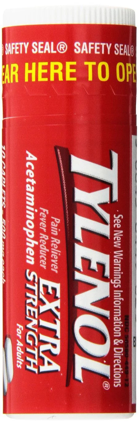 Tylenol Extra Strength Caplets, 12 Lọ, mỗi lọ 10 viên - hình ảnh chi tiết 3