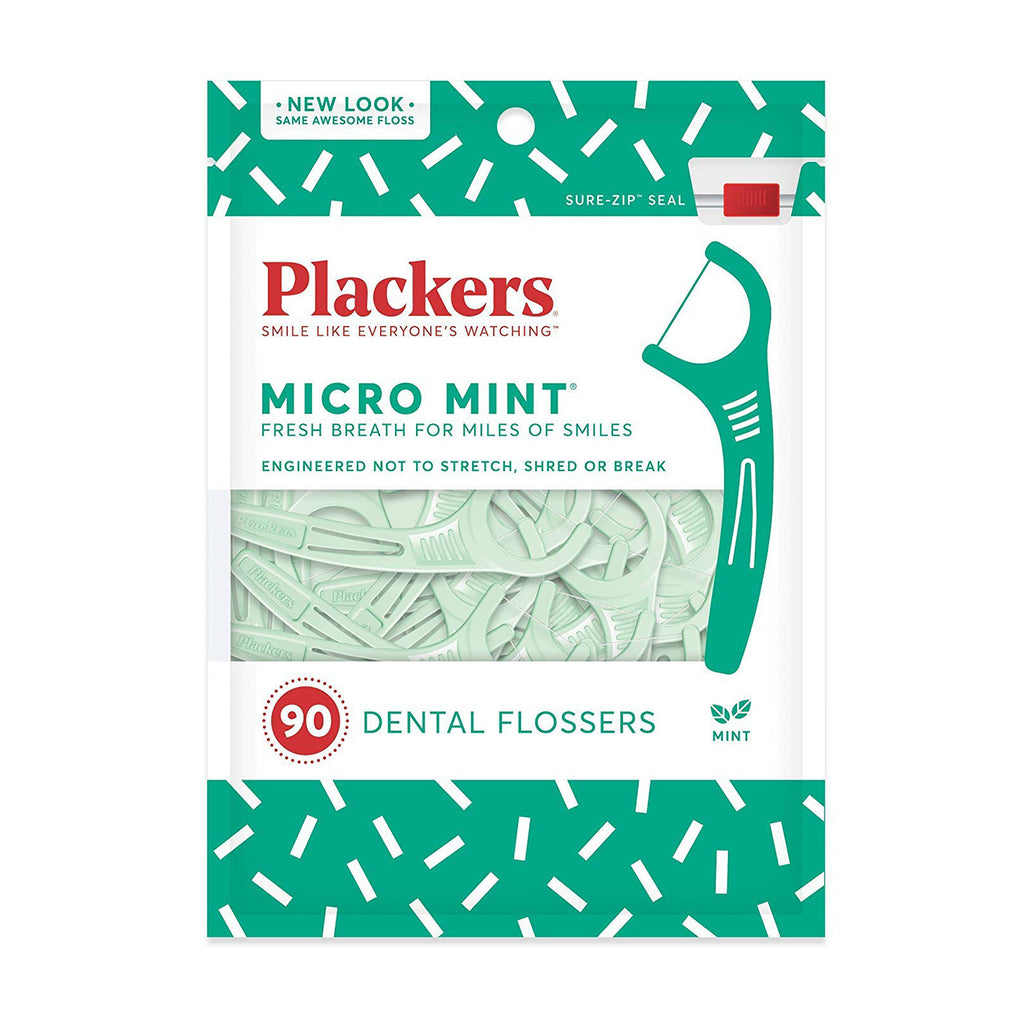 Tăm chỉ nha khoa Plackers Micro Mint loại 90 chiếc của Mỹ - hình ảnh sản phẩm chính