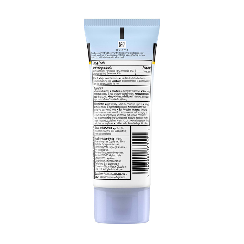 kem chống nắng neutrogena Ultra Sheer Dry Touch Sunscreen 100 (88ml) - hình ảnh chi tiết 2