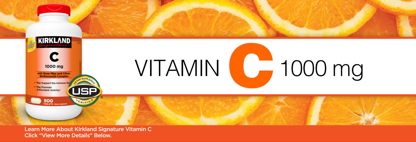 Vitamin C 1000mg Kirkland hộp 500 viên của Mỹ - ảnh sản phẩm 3